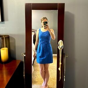 Blue ModCloth small eyelet dress